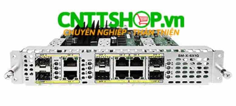 SM-X-6X1G Cisco 6 Port GE/SFP, SM-X WAN Service Modules