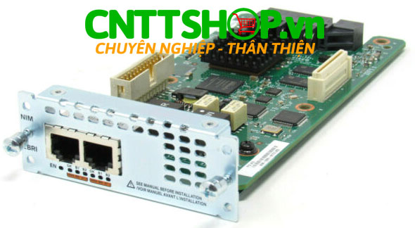 Cisco NIM-2BRI-NT/TE - 2 Ports Network Interface Module - BRI (NT and TE) or Cisco 4000 Series ISRs