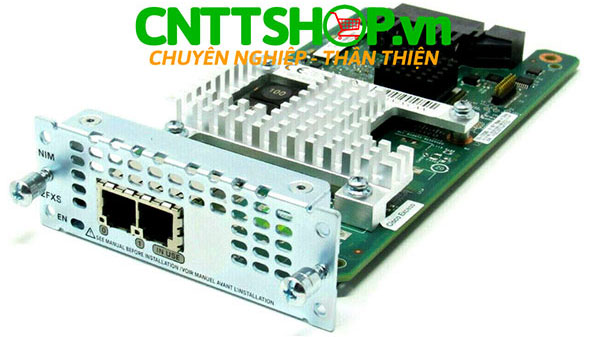 Cisco NIM-2FXS - 2 Ports Analog Voice Network Interface Module - FXS, FXS-E and DID for Cisco ISR4000 Series