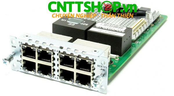 Cissco NIM-8CE1T1-PRI - 8 port Multiflex Trunk Voice/Channelized Data T1/E1 ISDN PRI Module