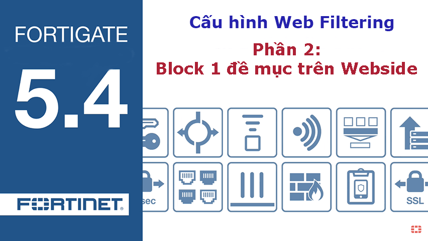[FortiOS 5.4] Cấu hình Web Filtering - Block 1 đề mục trên Website.