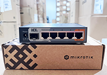 Router MikroTik hEX S RB760iGS, 1x SFP, 5x 1GE RJ45, PoE in/out, RouterOS L4