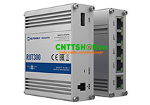 RUT300 Router Công Nghiệp Teltonika 1x WAN FE, 4x LAN FE
