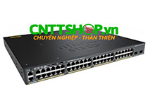 WS-C2960XR-48FPD-I Cisco Catalyst 2960XR Stackable 48 PoE+ 740W, 2 SFP+, IP Lite