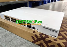 CRS328-24P-4S+RM MikroTik 24 port Gigabit Ethernet router/switch.