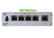 TSW101 Switch Industrial Teltonika 5x 1GE (4x Ports PoE+ 60 W)