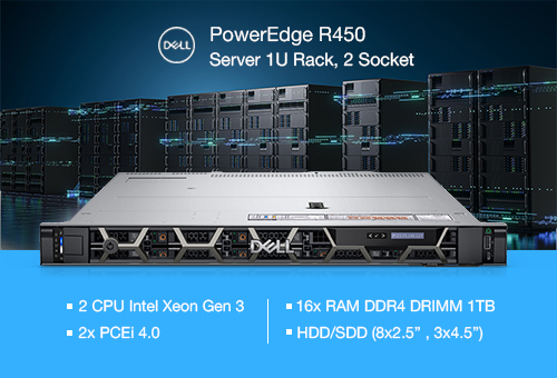 Đánh giá máy chủ Dell PowerEdge R450