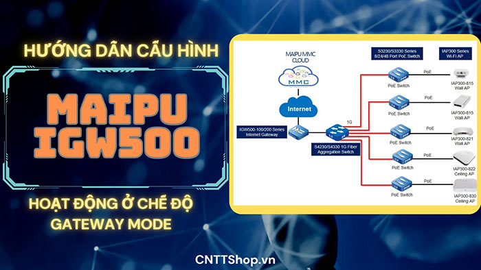 Hướng dẫn cấu hình Maipu IGW500 ở chế độ Gateway Mode Hướng dẫn cấu hình Maipu IGW500 ở chế độ Gateway Mode