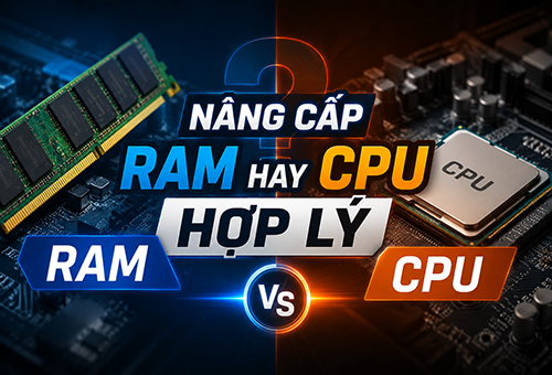 Nên nâng cấp RAM hay CPU trước?