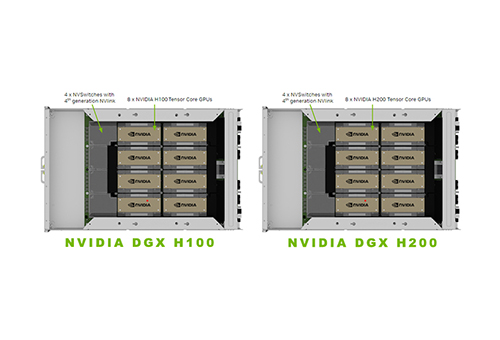 So sánh máy chủ AI NVIDIA DGX H100 và DGX H200