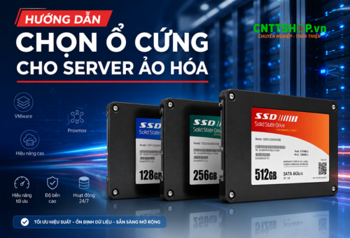Hướng dẫn chọn ổ cứng cho Server Ảo Hóa VMware & Proxmox tối ưu