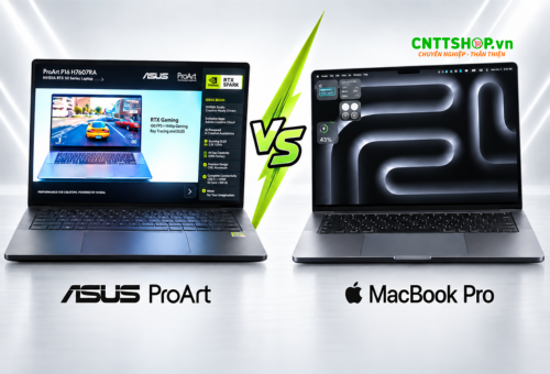So sánh Laptop Asus ProArt P14 RTX Spark và MacBook Pro 14