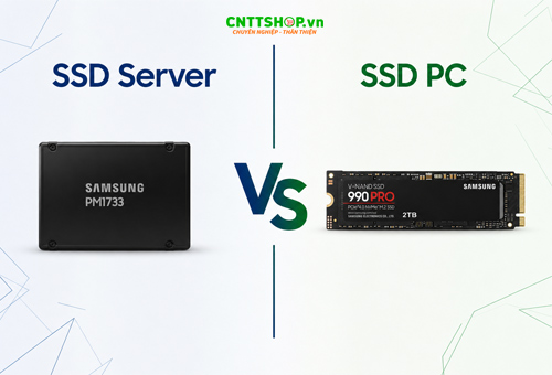 So sánh SSD Server vs SSD PC: Đừng nhầm lẫn!