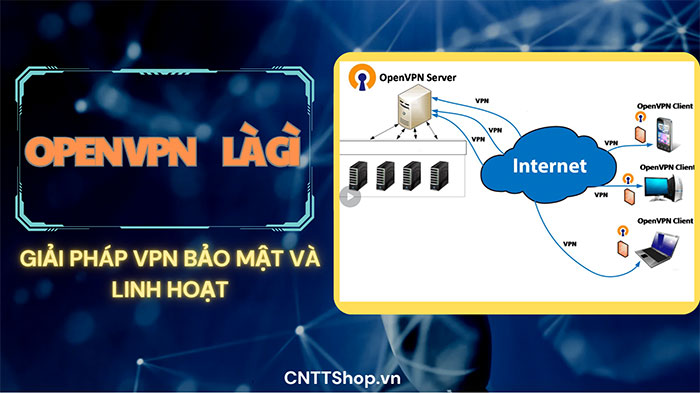 OpenVPN là gì? Giải pháp VPN bảo mật và linh hoạt OpenVPN là gì? Giải pháp VPN bảo mật và linh hoạt