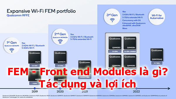 FEM (Front end Modules) Wifi là gì? Lợi ích của FEM với sóng Wifi