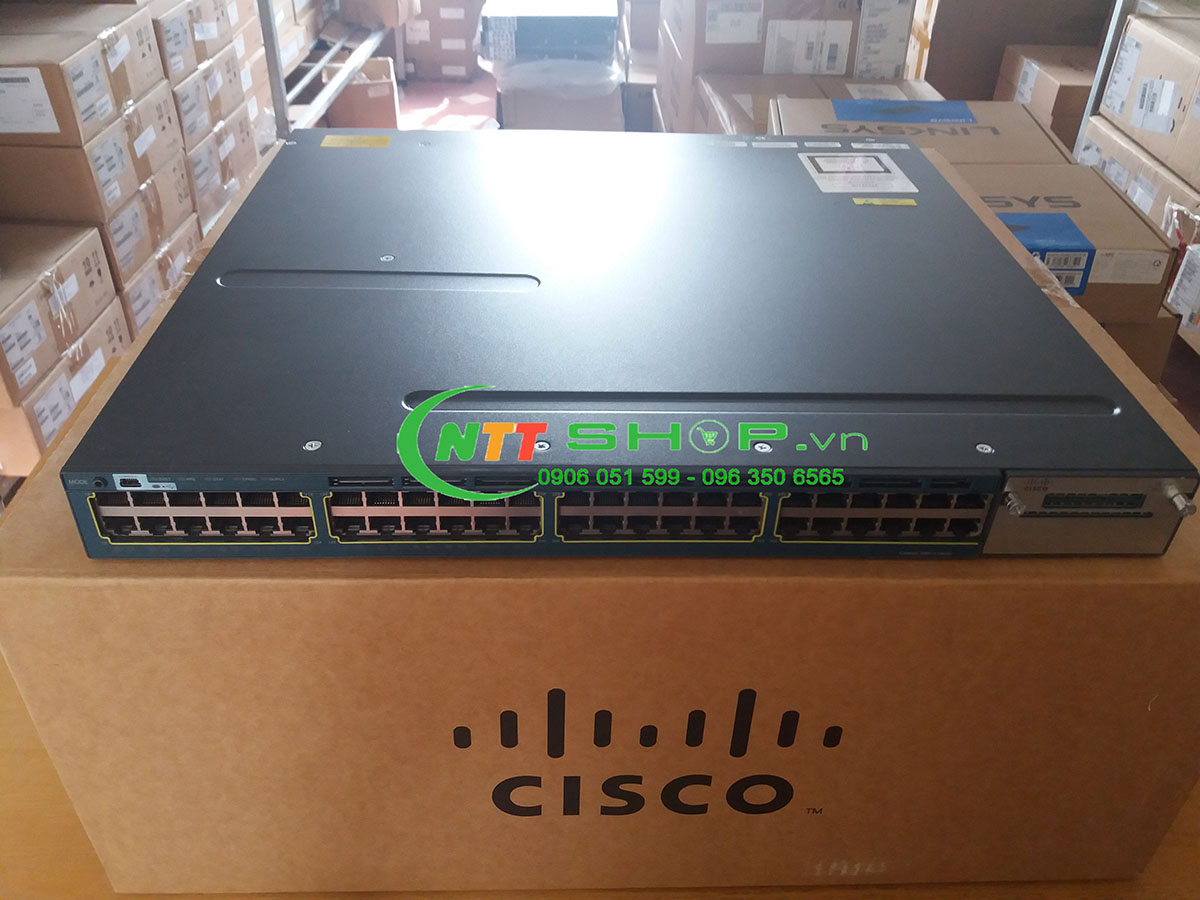 Switch Cisco  WS-C3560X-48T-S Catalyst 3560X 48 Port Data IP Base