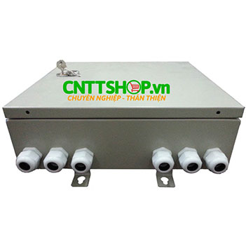 ODF 64FO (64 core) Hộp phối quang ngoài trời đủ phụ kiện vỏ thép