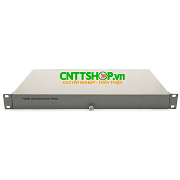 ODF 12FO Hộp phối quang gắn tủ rack đủ phụ kiện vỏ thép sơn tĩnh điện