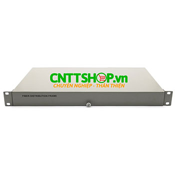 ODF 16FO Hộp phối quang gắn tủ rack đủ phụ kiện vỏ thép sơn tĩnh điện