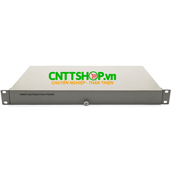 ODF 8FO Hộp phối quang gắn tủ rack đủ phụ kiện vỏ thép sơn tĩnh điện