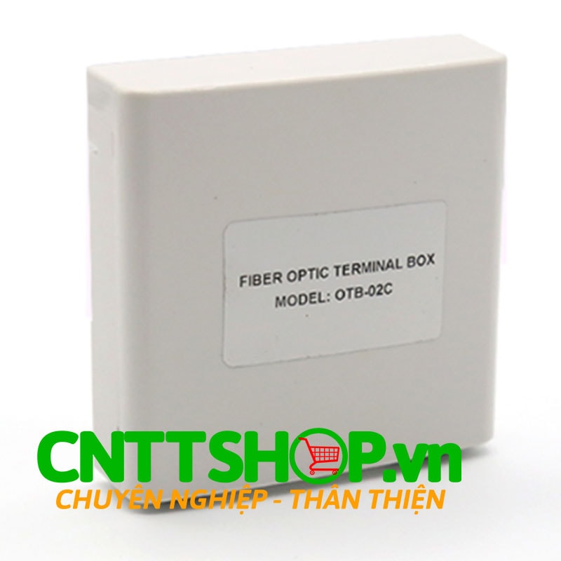 ODF 2FO Hộp phối quang gắn tường đủ phụ kiện vỏ nhựa