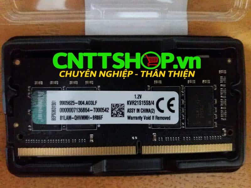 RAM Laptop Kingston KVR21S15S8/4 4GB DDR4-2133Mhz PC4-17000