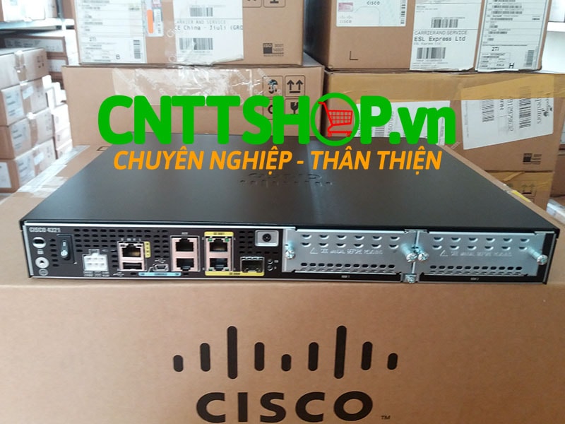 Cisco ISR4321-AXV/K9 ISR 4321 AXV Bundle, w/APP, SEC, UC lic, CUBE-10