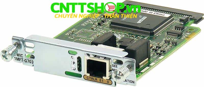 VWIC3-1MFT-G703= 1 Port G.703 Multiflex Trunk Voice/WAN Interface Card