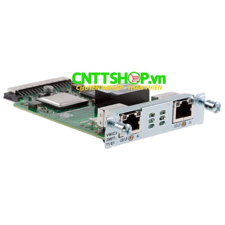 VWIC3-2MFT-T1/E1 Cisco 2 Port T1/E1 Multiflex Trunk Voice/WAN Interface Card