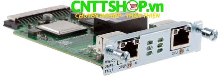 VWIC3-2MFT-T1/E1 Cisco 2 Port T1/E1 Multiflex Trunk Voice/WAN Interface Card