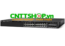WS-C3650-24PDM-S Cisco Catalyst 3650 24 Ports GE PoE+ 390W, 2x10G Uplink IP Base