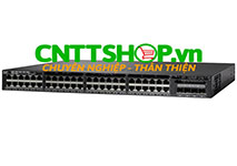 WS-C3650-48PQ-S Cisco Catalyst 3650 48 Ports GE PoE+ 4x10G Uplink IP Base