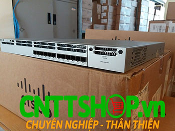 WS-C3850-12S-S Cisco Catalyst 3850 Stackable 12 SFP Ports IP Base