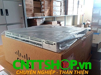 WS-C3850-24S-S Cisco Catalyst 3850 Stackable 24 SFP Ports, IP Base