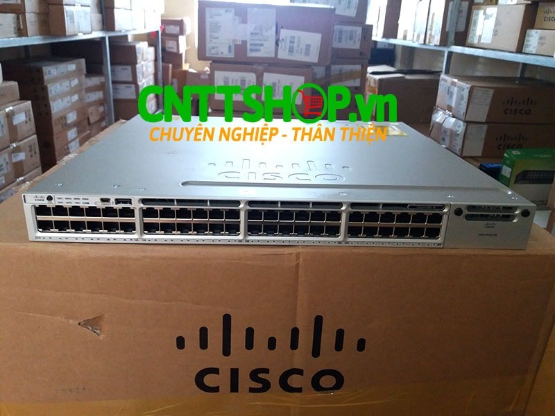 Switch Cisco WS-C3850-48T-S Catalyst 3850 24 Port Data IP Base