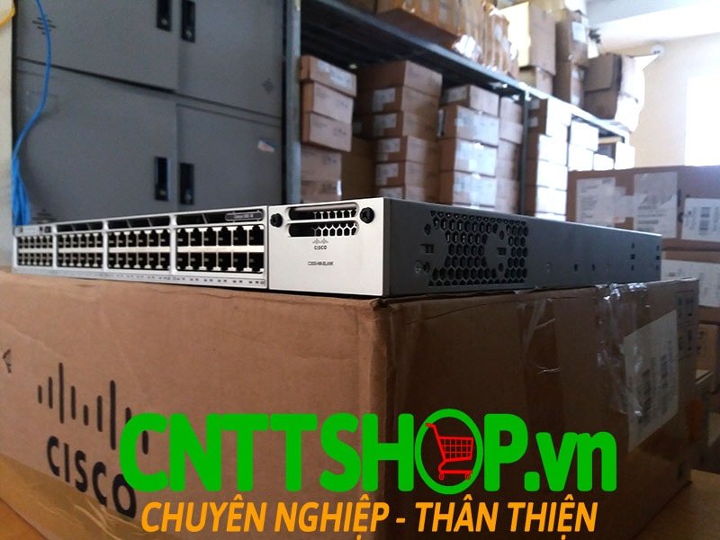 Switch Cisco WS-C3850-48T-S Catalyst 3850 48 Port Data IP Base