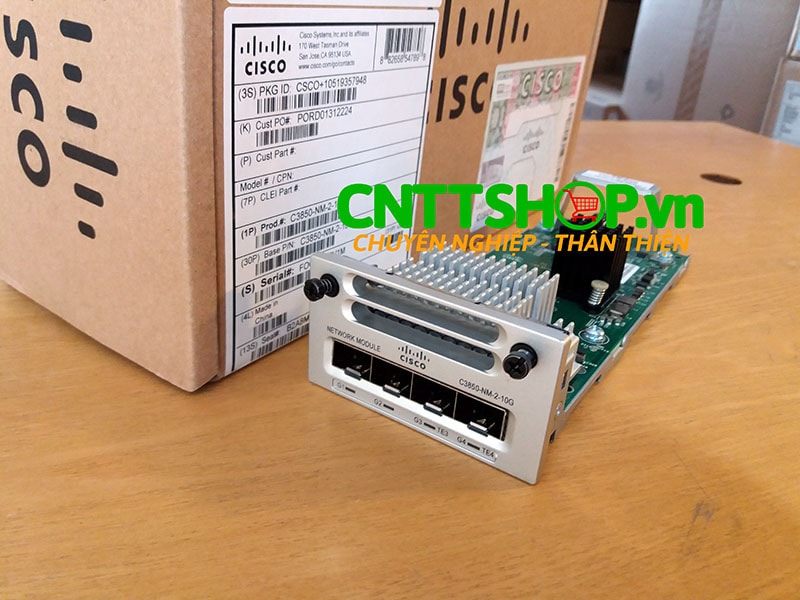 Cisco C3850-NM-2-10G Catalyst 3850 4 x Gigabit Ethernet/2 x 10 Gigabit Ethernet network module