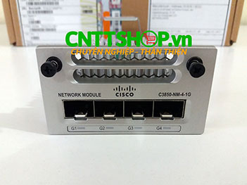 C3850-NM-4-1G Catalyst 3850 4 x Gigabit Ethernet Network Module