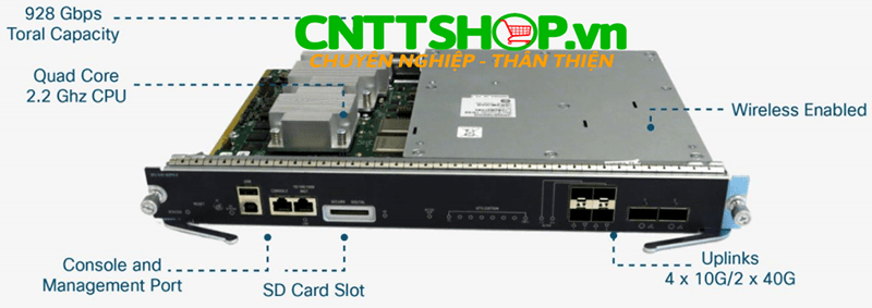 WS-X45-SUP9-E Cisco Catalyst 4500E Series Supervisor 9-E Card