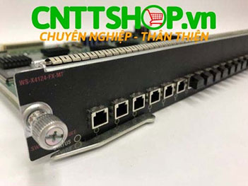 WS-X4124-FX-MT Cisco Catalyst 4000 Module, 24-port 100BASE-FX