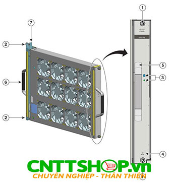 C9407-FAN Cisco Catalyst 9400 Series 7 slot chassis Fan Tray