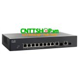 Switch Cisco SG300-10PP-K9 8 ports PoE+ 62W, 2 Combo mini-GBIC Switch Cisco SG300-10PP-K9 8 ports PoE+ 62W, 2 Combo mini-GBIC
