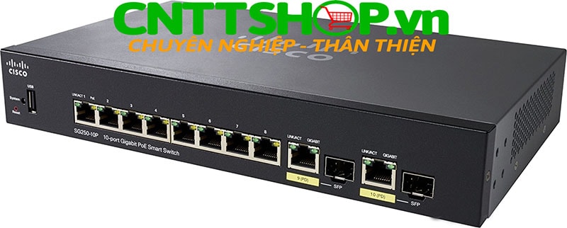 Switch Cisco SG250-10P-K9