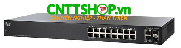 Switch Cisco SG250-18 16 10/100/1000 ports, 2 Gigabit copper/SFP combo ports