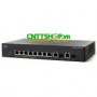 Switch Cisco SG300-10P 8 Ports PoE 62W 2 Combo mini-GBIC ports