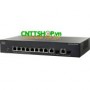 Switch Cisco SF302-08P 8 10/100 PoE Ports 62W 2 Combo mini-GBIC