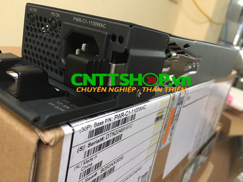 Nguồn switch cisco 341-0561-01 A0 1100W AC Catalyst 3650 Series Spare Power Supply
