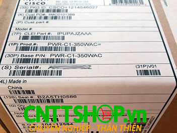 PWR-C1-350WAC Cisco Catalyst 3850 350W AC Power Supply