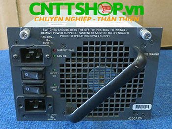 Cisco PWR-C45-4200ACV Catalyst 4500 Series 4200 Watt Power Supply