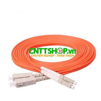 Dây nhảy quang Multi Mode LC-SC-20m Duplex OM2  50 /125μm